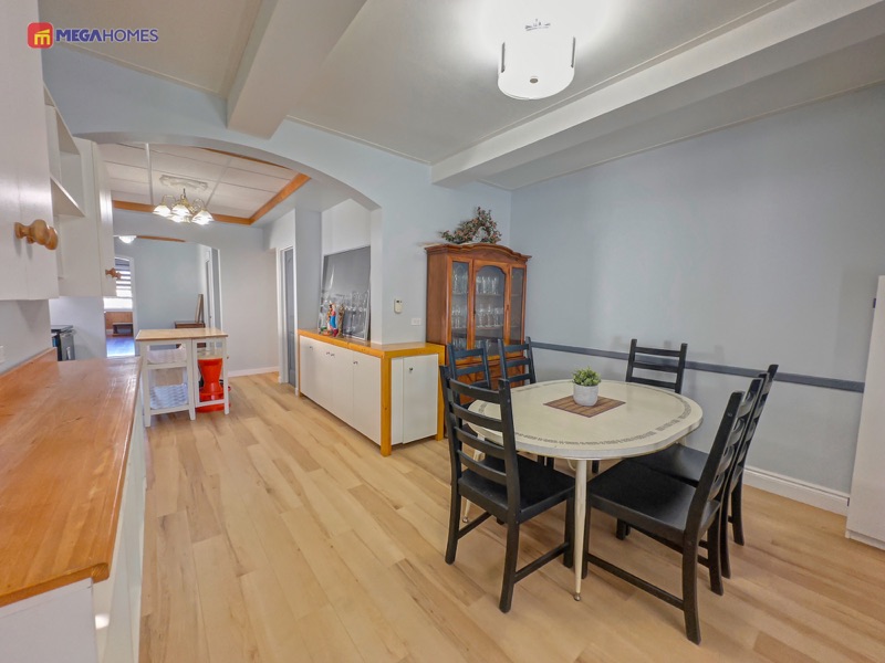 Dining area open to the newly updated kitchen